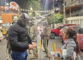 Policías y militares participaron en el operativo en La Mariscal.