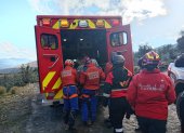 Personal del Grupo de Rescate en Alta Montaña participó en el rescate de las víctimas.