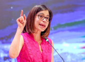 Esther Cuesta ocupó momentáneamente la presidencia de la Asamblea Nacional durante la campaña de primera vuelta de las elecciones de 2025.