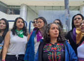 Algunas integrantes del movimiento de mujeres, como Geraldine Guerra, acudieron a la Corte Constitucional, el 28 de julio del 2025. Se oponen a la eliminación del Ministerio de la Mujer.