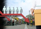 Extrabajadores y despedidos de Petroecuador se siguen sumando a las protestas en contra de las reformas impuestas por el Gobierno