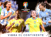 Las secciones femeninas de Brasil y Uruguay se miden en la semifinal de la Copa América 2025.