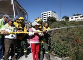 Bomberos de Quito refuerzan prevención de incendios con gabinetes comunitarios.