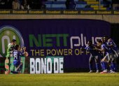 Emelec hasta se tomó una foto luego de la victoria en Loja.