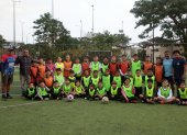 La escuela Caribe mantiene viva la pasión del fútbol donde era el Ramón Unamuno.