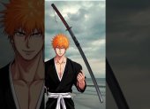 La espada de Ichigo, poder y estilo en una sola hoja.