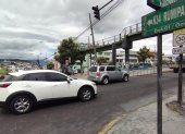El puente está ubicado en un zona escolar, cerca al colegio San Gabriel.