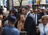 El alcalde de Guayaquil, Aquiles Álvarez, previo a una sesión solemne por las fiestas del Puerto Principal.
