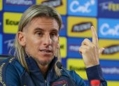 El seleccionador del equipo de fútbol de Ecuador Sebastián Beccacece.