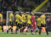 Barcelona SC en la fecha 25 de LigaPro jugó ante Macará.