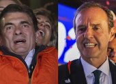 Rodrigo Paz Pereira (i) y Jorge Quiroga disputarán la Presidencia de Bolivia en el balotaje del 19 de octubre de 2025.