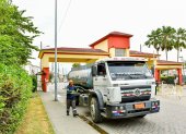 A finales de julio pasado, hubo cortes prolongados del servicio de agua potable en La Aurora.