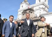Rafael Correa cuestionó que Fiscalía pida vincular a sus exasambleístas, José Serrano y Ronny Aleaga, al caso del asesinato del excandidato presidencial Fernando Villavicencio.