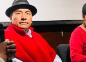 Leonidas Iza fue convocado por la Fiscalía a una audiencia, después de que la Policía presentó un habeas corpus para liberar a tres policías retenidos en Toacazo.