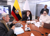 Edison Lima es representante de la Organización Nacional de Jubilados Pensionistas Técnicos Adultos Mayores; suele acudir al Legislativo.