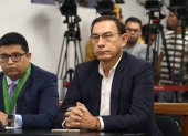 Fotografía de archivo del expresidente de Perú, Martín Vizcarra, en una audiencia en Lima.