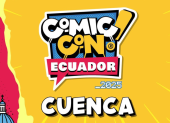 Mario Castañeda en Comic Con Cuenca 2025, la voz de Goku en español latino, listo para compartir su talento con los fans.
