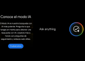 El nuevo botón AI Mode transforma el buscador de Google: las respuestas generadas por inteligencia artificial desplazan al clásico listado de enlaces.