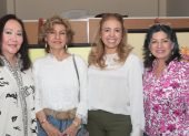 Judy Hasing, Sonnia de Marques, Martha Rizzo y Patricia Gutiérrez.