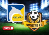 Delfín y Libertad cerrarán la fecha 27 de la LigaPro este lunes 1 de septiembre de 2025.