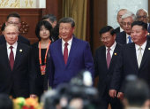 Los líderes de Rusia, China y Corea del Norte se reunieron en Pekín.