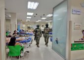 Presencia de militares en el Hospital Icaza Bustamante previo al ataque armado