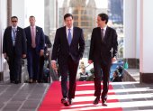 Marco Rubio se reunió con Daniel Noboa y la canciller este 4 de septiembre.