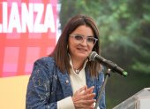 La vicepresidenta ecuatoriana María José Pinto.