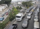El tráfico en Guayaquil es una de las constantes quejas de los ciudadanos.