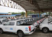 Municipio de Guayaquil renueva su flota: 144 autos viejos fuera, 55 camionetas llegan.