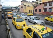 Referencial. Crisis en la movilidad: transportistas anuncian paro en Quito por eliminación del subsidio al diésel.