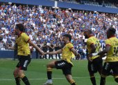 La goleada de Barcelona en el Capwell en el mejor partido de Ismael Rescalvo como DT amarillo.