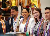 La prefecta de Pichincha, la correísta Paola Pabón, presidió el Congope.