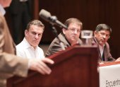 Causa. La Fiscalía imputó cargos por asesinato contra Serrano, Xavier Jordán, Ronny Aleaga y Daniel Salcedo.
