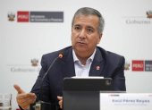 Fotografía de archivo del ministro de Economía y Finanzas de Perú, Raúl Pérez Reyes, en Lima (Perú).