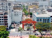 Un arco de entrada es una de las propuestas para el Barrio Chino de Guayaquil.