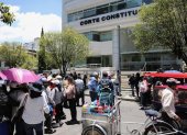 Los jueces de la Corte Constitucional soportaron la presión de simpatizantes del Gobierno, en septiembre 2025