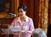 La canciller ecuatoriana Gabriela Sommerfeld.