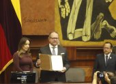 El Pleno de la Asamblea posesionó al nuevo vocal principal de la Judicatura Fabián Fabara.