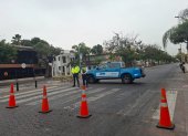 Un tramo de la Víctor Emilio Estrada se encuentra cerrado.