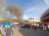 En Chillogallo, sur de Quito se registra cierres viales  por protestas.