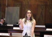 La oficialista Mishel Mancheno coordina la bancada de ADN.
