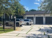 Este es una imagen del exterior de la casa de Xavier Jordán en Miami.