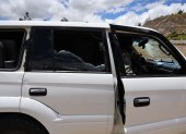 Los autos que transportaban al presidente Daniel Noboa fueron atacados en Cañar.