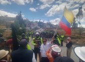 Tensión en Cañar por detención de manifestantes durante vista de Daniel Noboa.
