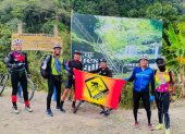 El grupo urbano llegó a Manabí para disfrutar de la naturaleza