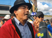 En su discurso pidió al mandatario “dar un paso al costado” y rechazó las acusaciones de terrorismo en contra de dirigentes indígenas.
