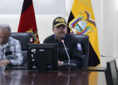 El ministro del Interior criticó el mensaje del alcalde de Quito sobre las movilizaciones del día de ayer.