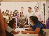 La ministra de Gobierno, Zaida Rovira, realiza agenda en territorio.