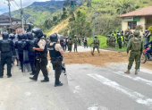 En la jornada de ayer 14 de octubre los enfrentamientos duraron más de 7 horas.